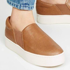 Vince - Warren Leather Sneaker - Tan - Size 9